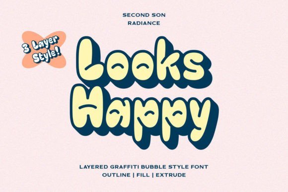 Looks Happy Font - Featured Image