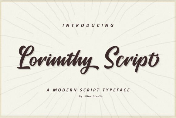 Lorimthy Script Font - Featured Image
