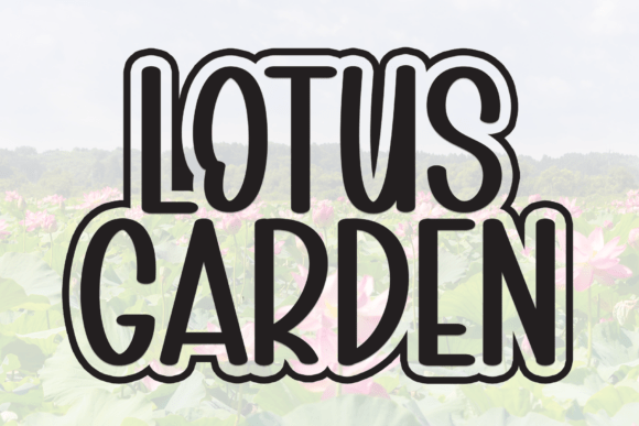 Lotus Garden Font - Featured Image