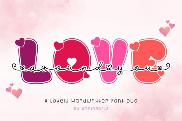 Love Around You Font - Featured Image