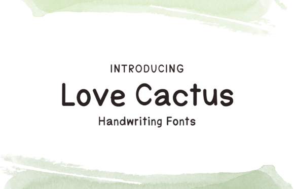 Love Cactus Font - Featured Image