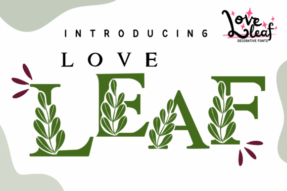 Love Leaf Font - Featured Image