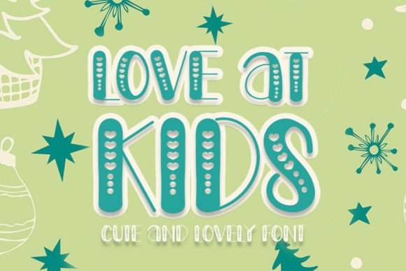 Love at Kids Font - Featured Image