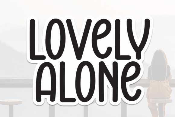 Lovely Alone Font - Featured Image