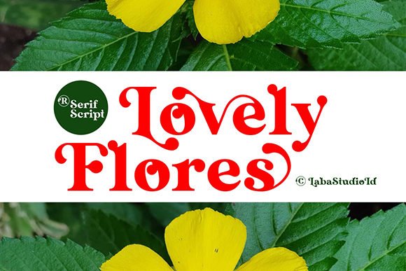Lovely Flores Font - Featured Image