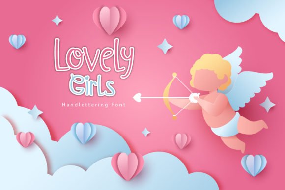 Lovely Girls Font - Featured Image