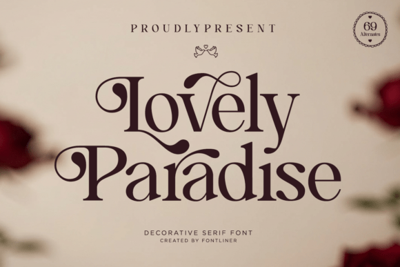 Lovely Paradise Font - Featured Image