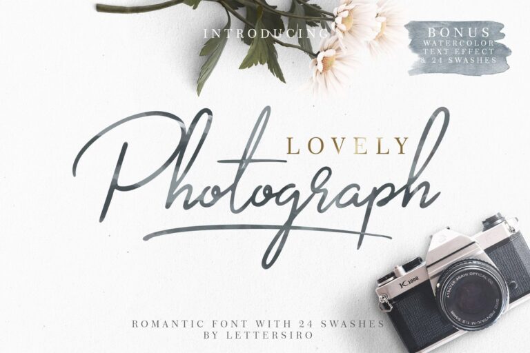 Lovely Photograph Font - Featured Image
