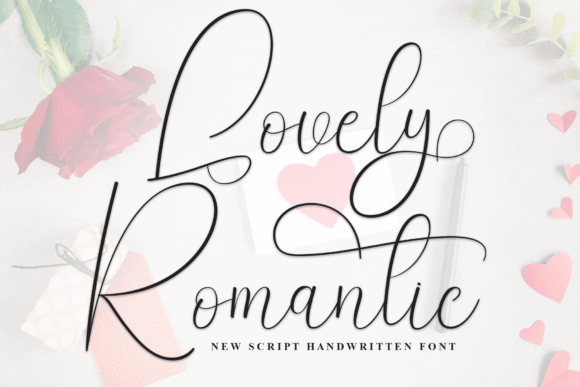 Lovely Romantic Font - Featured Image
