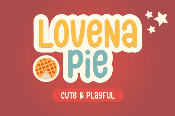 Lovena Pie Font - Featured Image