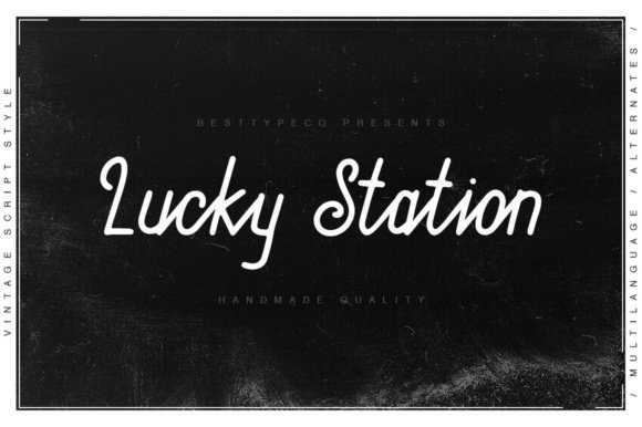 Lucky Station Font - Featured Image