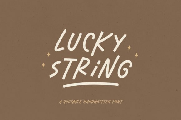 Lucky String Font - Featured Image