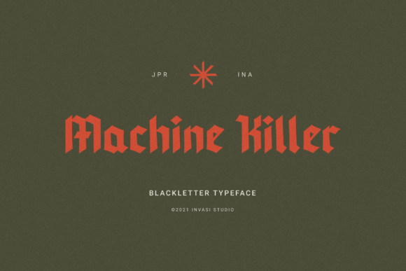 Machine Killer Font - Featured Image