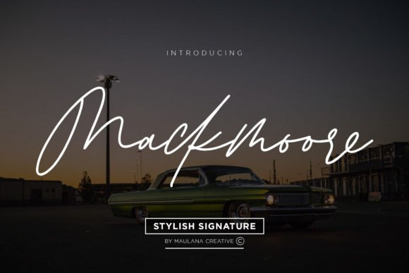 Mackmoore Font - Featured Image