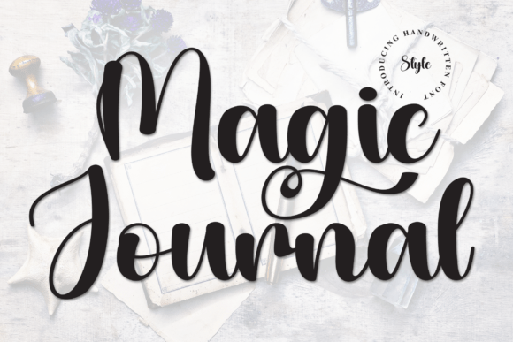 Magic Journal Font - Featured Image