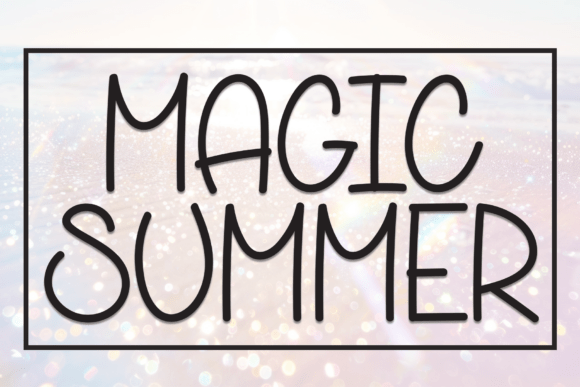 Magic Summer Font - Featured Image