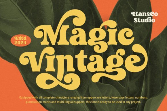 Magic Vintage Font - Featured Image