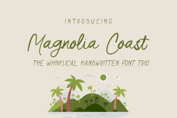 Magnolia Coast Trio Font - Featured Image
