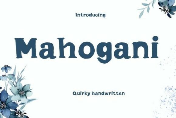 Mahogani Font - Featured Image