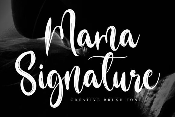 Mama Signature Font - Featured Image