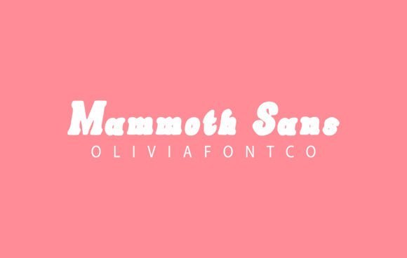 Mammoth Sans Font - Featured Image