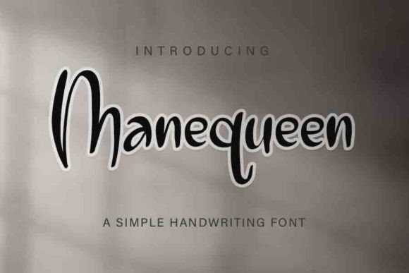 Manequeen Font - Featured Image