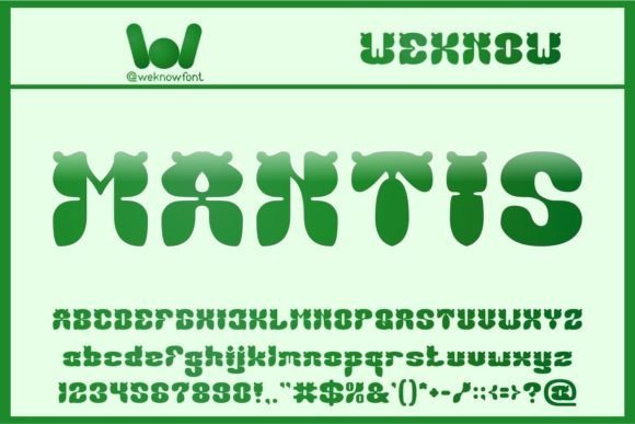 Mantis Font - Featured Image