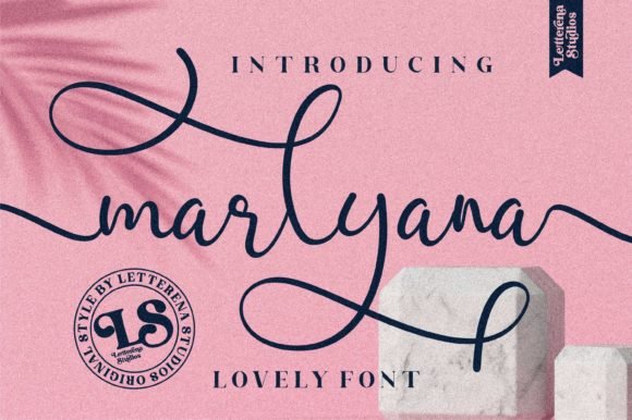 Marlyana Font - Featured Image