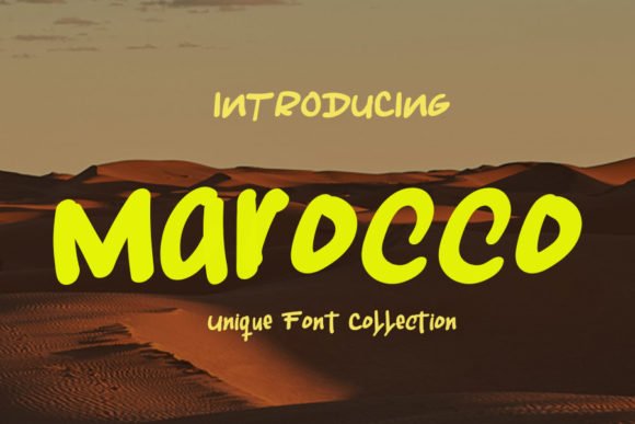 Marocco Font - Featured Image