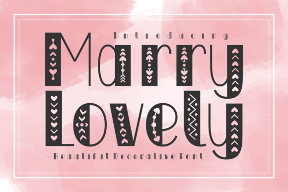 Marry Lovely Font - Featured Image