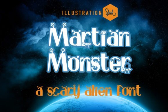 Martian Monster Font - Featured Image