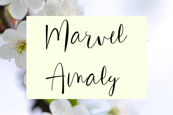 Marvel Amaly Font - Featured Image