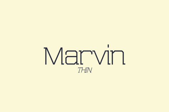Marvin Thin Font - Featured Image