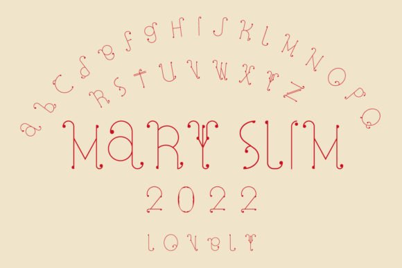 Mary Slim Font - Featured Image