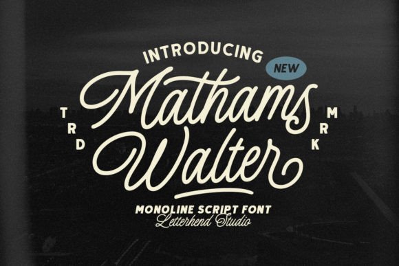 Mathams Walter Font - Featured Image