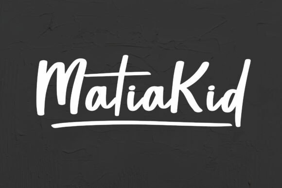 Matiakid Font - Featured Image