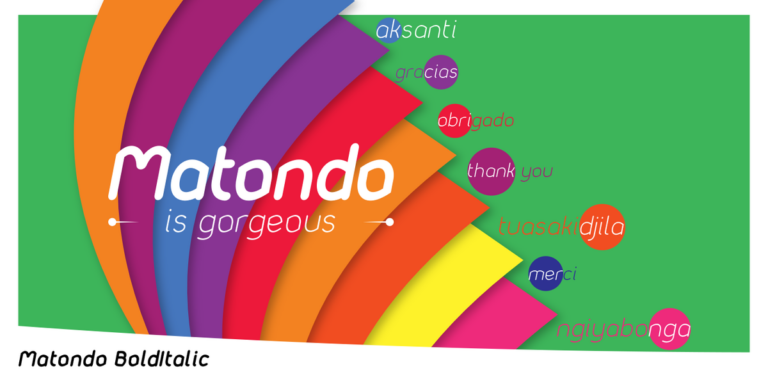 Matondo Bold Italic Font - Featured Image