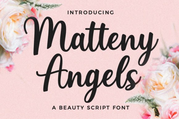 Matteny Angels Font - Featured Image