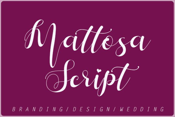 Mattosa Script Font - Featured Image