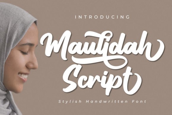 Maulidah Script Font - Featured Image