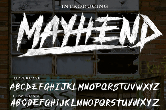 Mayhend Font - Featured Image