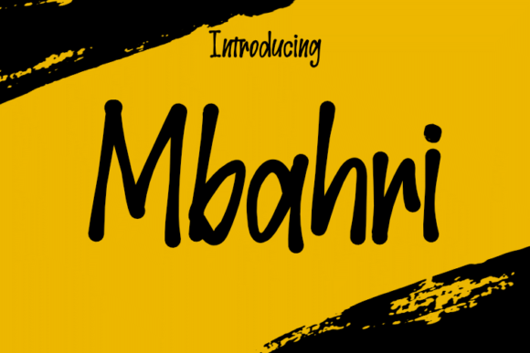 Mbahri Font - Featured Image