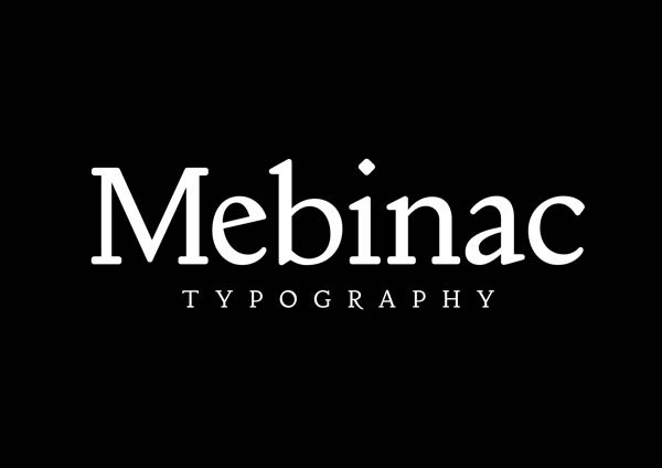 Mebinac Family Font - Featured Image