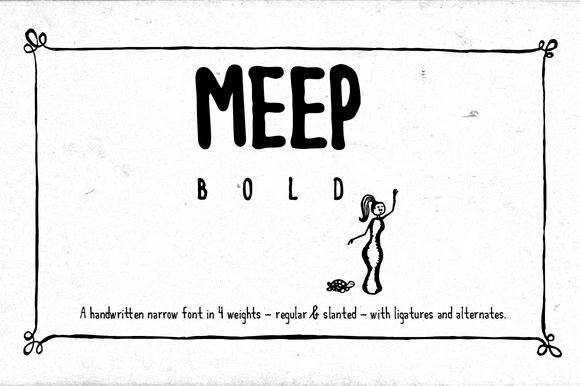 Meep Bold Font - Featured Image