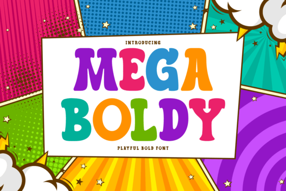 Mega Boldy Font - Featured Image