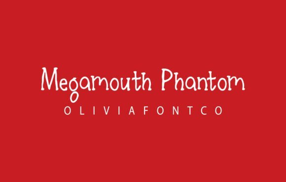 Megamouth Phantom Font - Featured Image