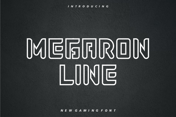 Megaron Line Font - Featured Image