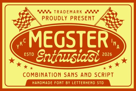 Megster Enthusiast Font - Featured Image
