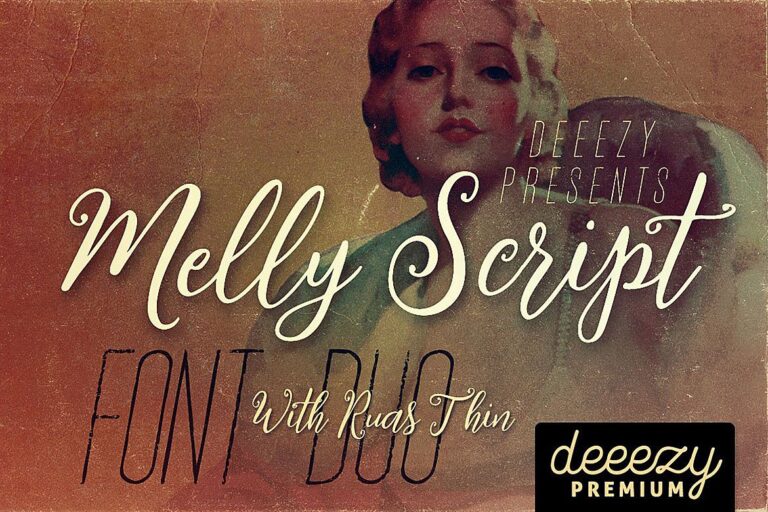Melly Script Font Duo Font - Featured Image