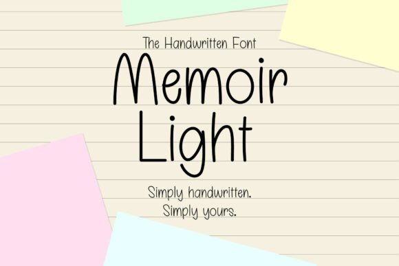 Memoir Light Font - Featured Image